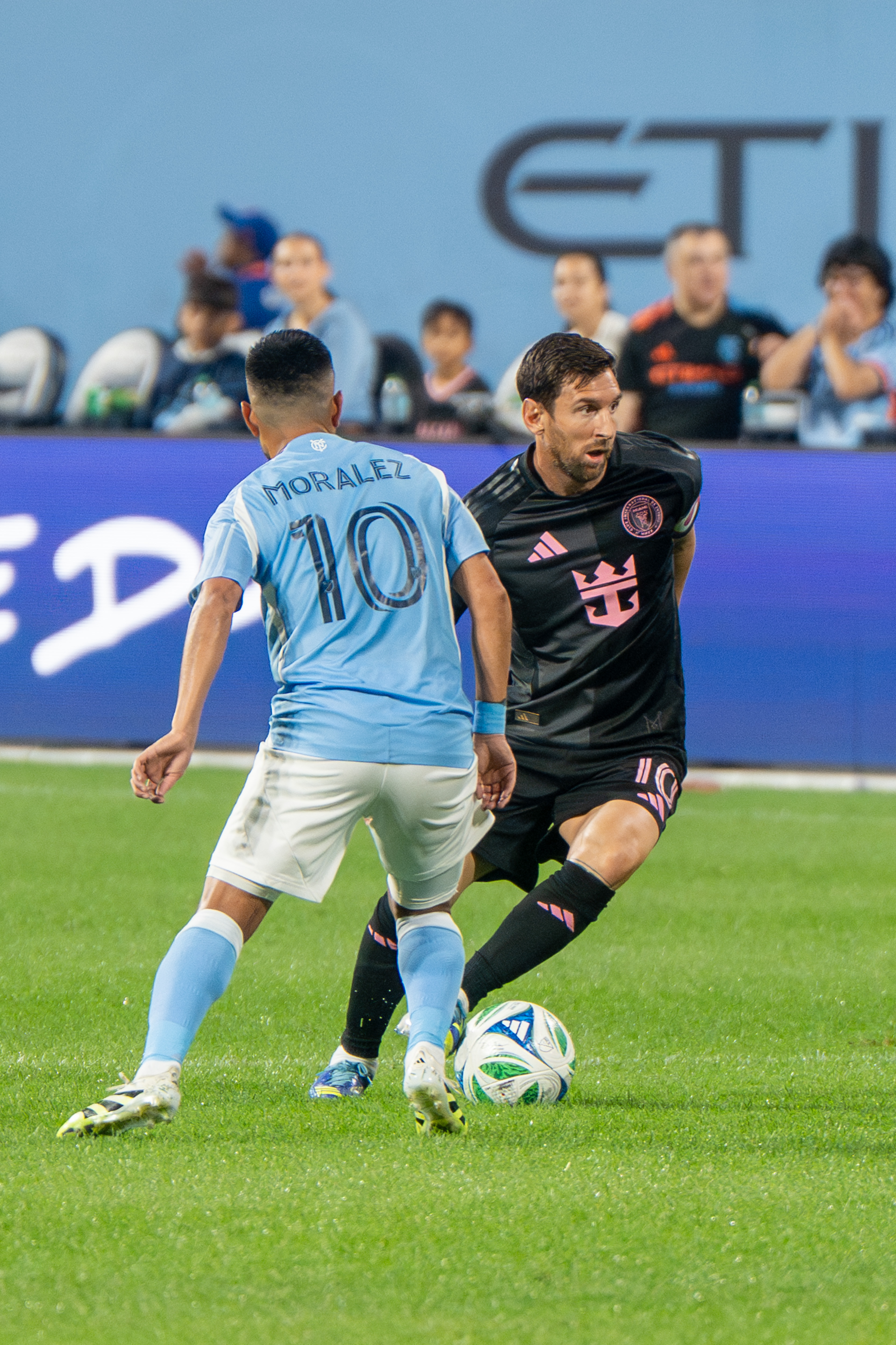 Lionel Messi during New York City FC vs Inter Miami CF on 24 Sep 2025