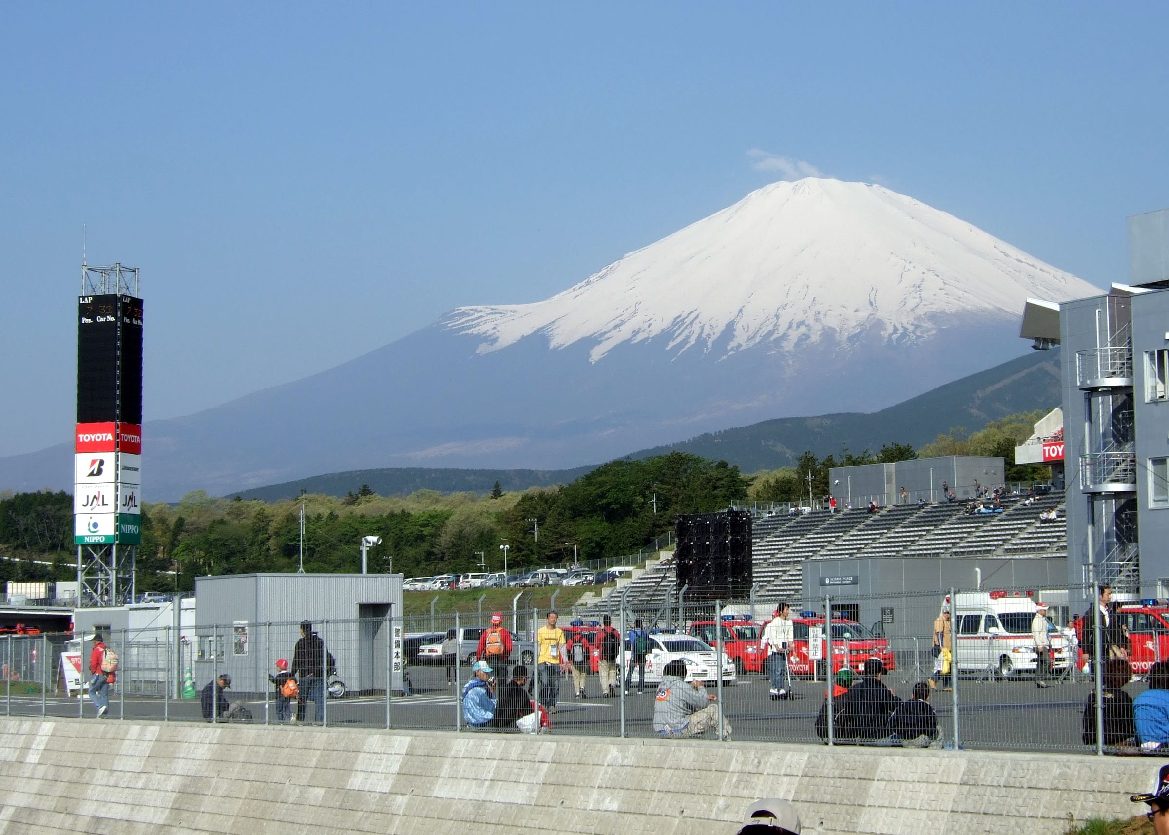 Vista de archivo del Fuji Speedway y el monte Fuji en 2007, no de la sesión de 2026