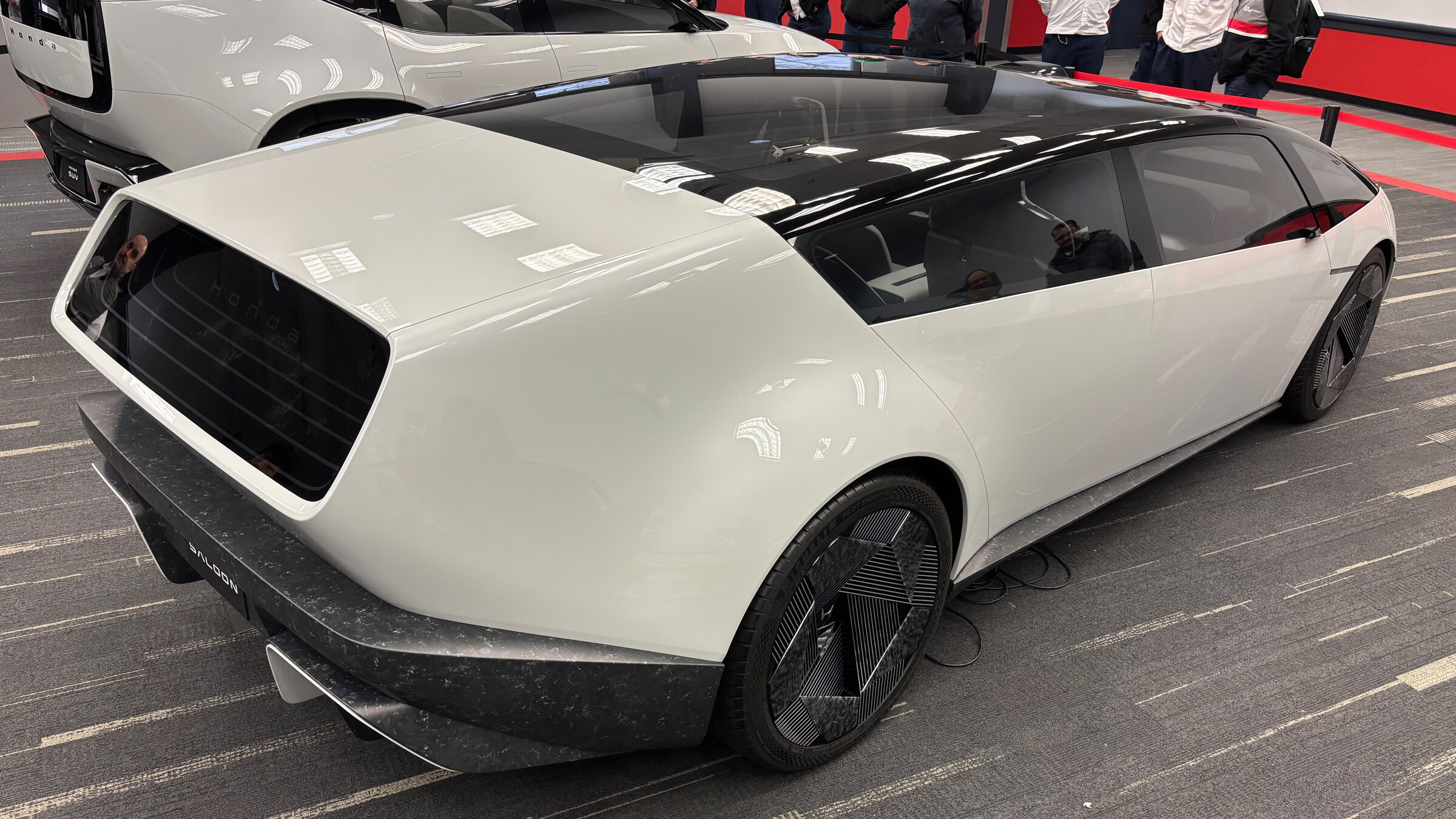 Honda 0 Series Saloon concept fotografiado en la planta de Marysville, Ohio