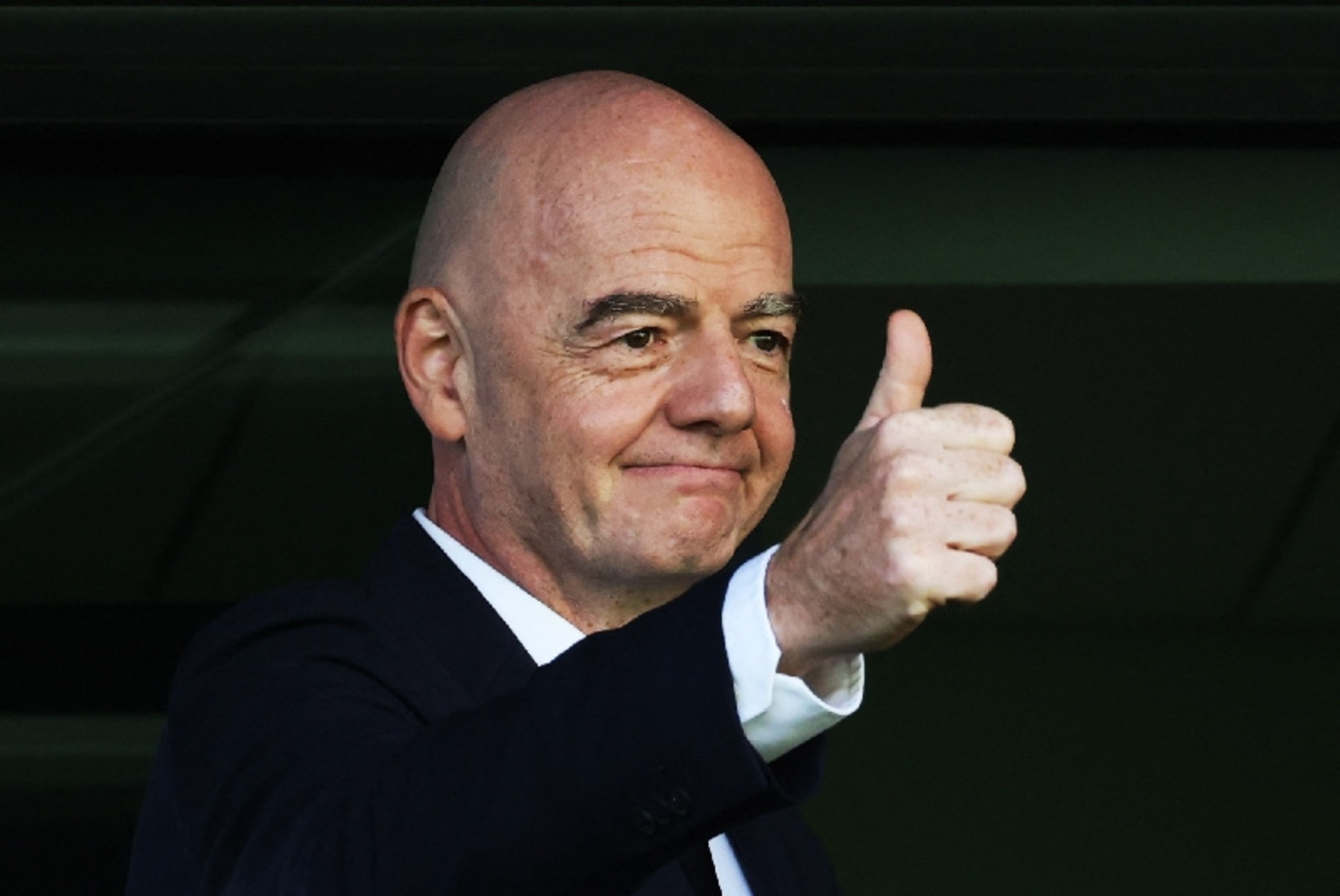 Gianni Infantino durante el Mundial Sub-20 femenino en Polonia