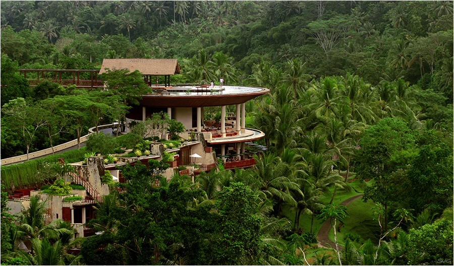 Entorno del Four Seasons Sayan en Bali, archivo de 2005