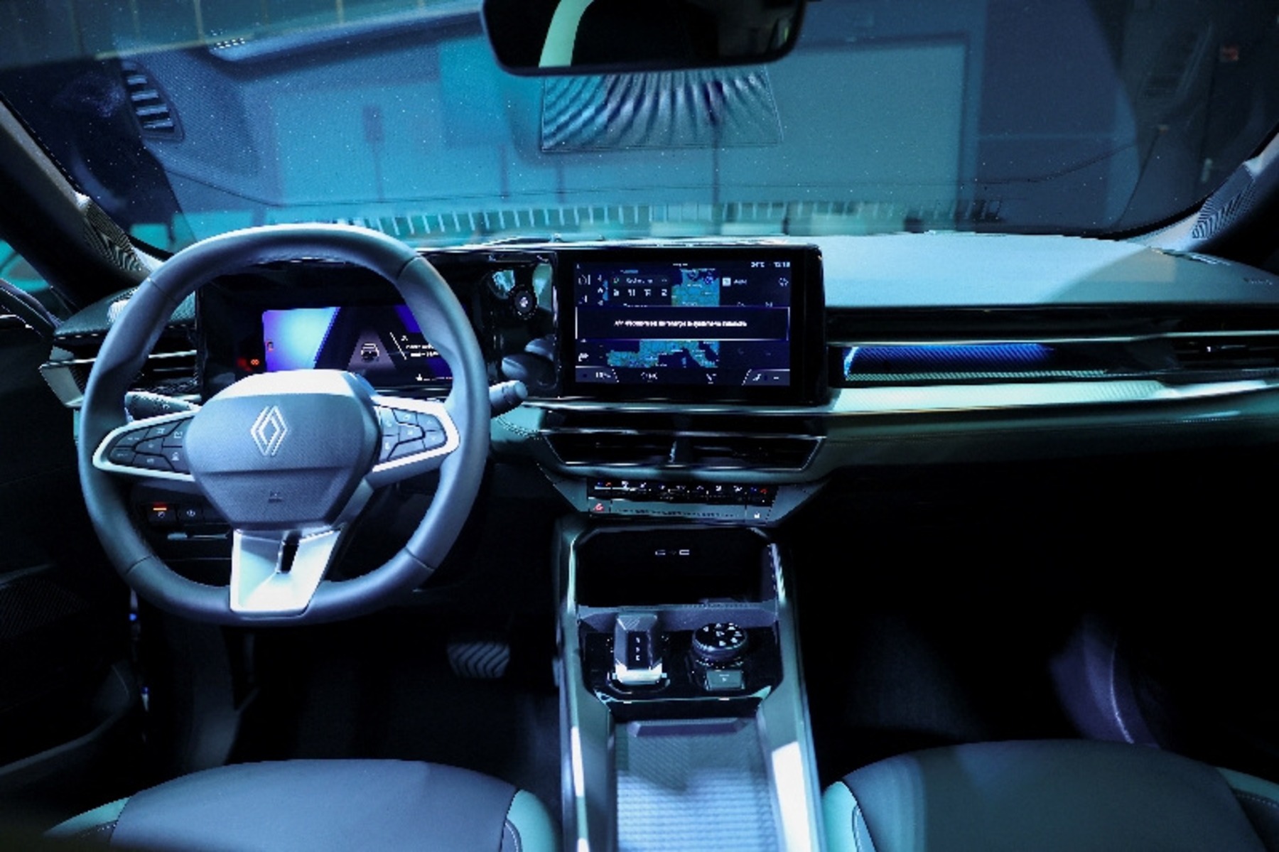 Interior de la Renault Niagara durante su presentación a la prensa
